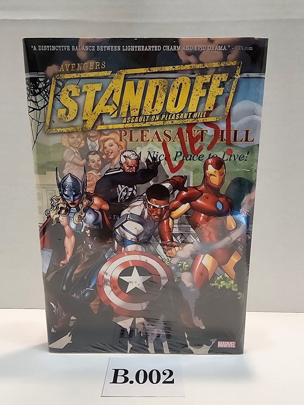 B.002- Marvel Avengers Standoff Assault On Pleasant Hill Book, Hardcover, Sealed